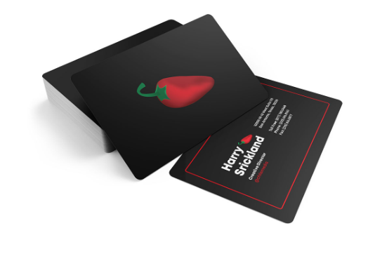Matte or UV Gloss Business Cards | Custom 16pt Card Printing Chile Media