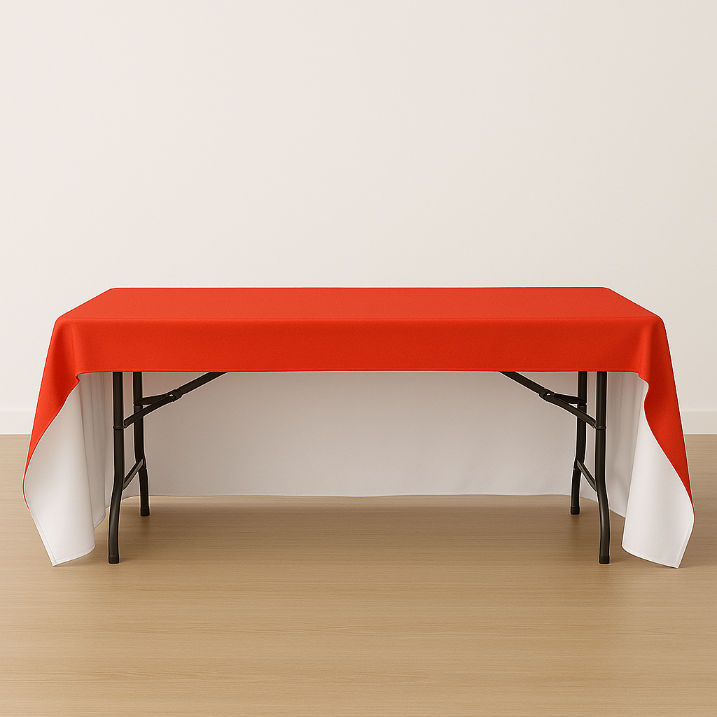 6ft Custom Table Cover – Full Color Dye Sublimated Table Cover- Chile Media